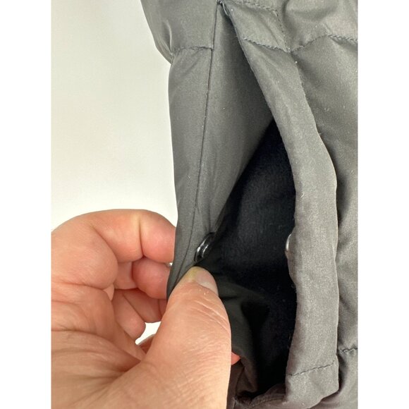 Lands End Womens Black Puffer Vest Insulated Full Zip Lightweight Size XL - Picture 3 of 8